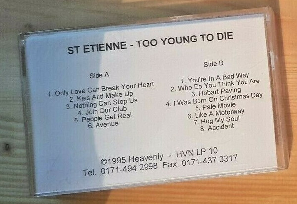 Saint Etienne – Too Young To Die (Singles 1990-1995) (1995, Nimbus 