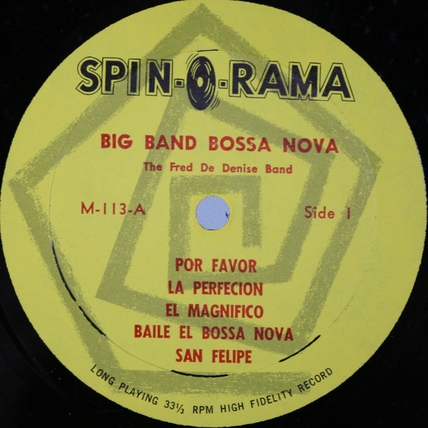 last ned album Fred De Denise And His Orchestra - Big Band Bossa Nova