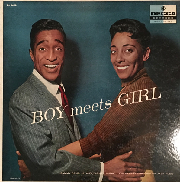 Sammy Davis Jr. And Carmen McRae – Boy Meets Girl (1957, Vinyl 