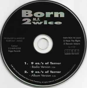 Born 2wice - 9 Oz's Of Terror album cover