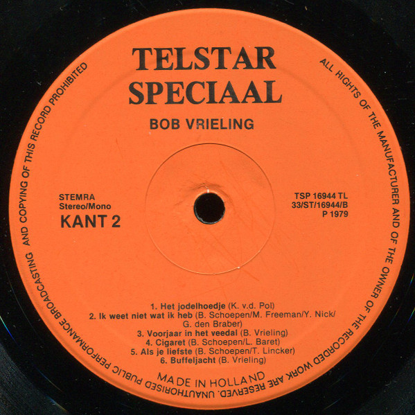 descargar álbum Bob Vrieling - Feest Int Wilde Westen