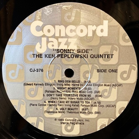 lataa albumi The Ken Peplowski Quintet - Sonny Side