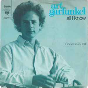 Art Garfunkel - All I Know album cover