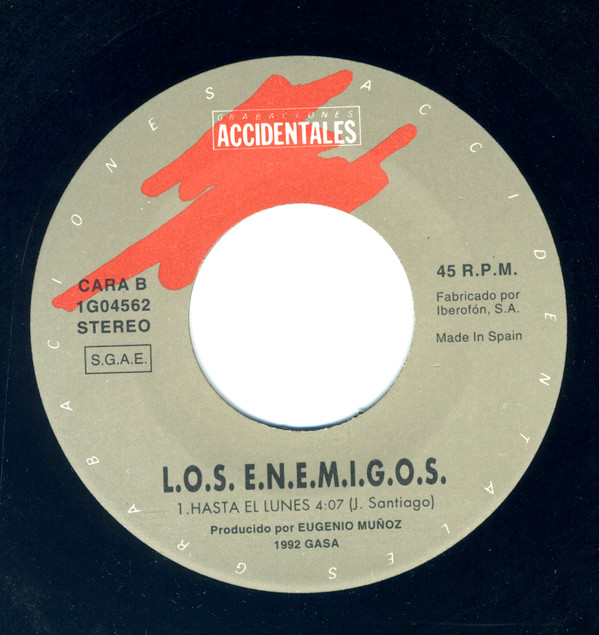 last ned album Los Enemigos - Paracaidas Hasta El Lunes