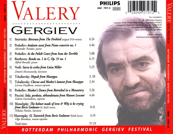 last ned album Valery Gergiev - Rotterdam Philharmonic Gergiev Festival