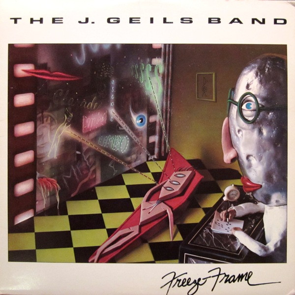 Vintage J Geils Band Freeze Frame Tour T-Shirt Size Small Band Tee