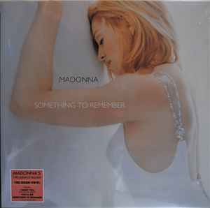Madonna - Something To Remember album cover