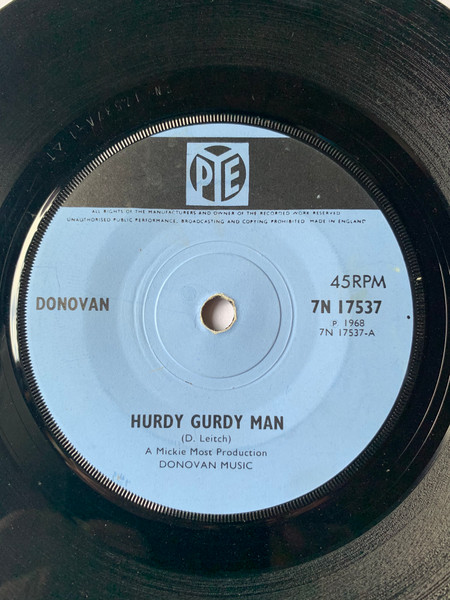 Donovan - Hurdy Gurdy Man | Releases | Discogs