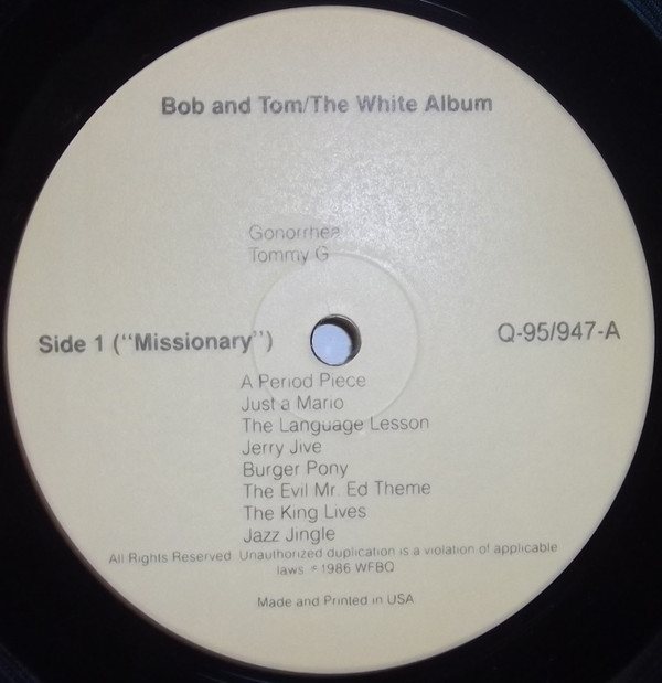 descargar álbum Bob And Tom - The White Album