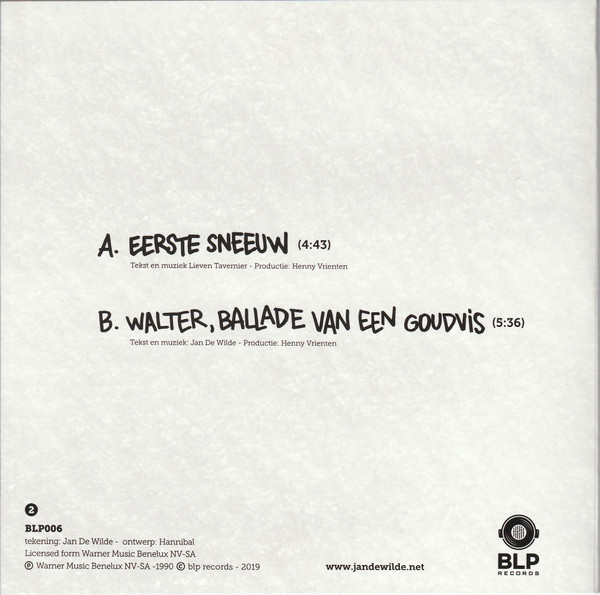 last ned album Jan De Wilde - Eerste Sneeuw