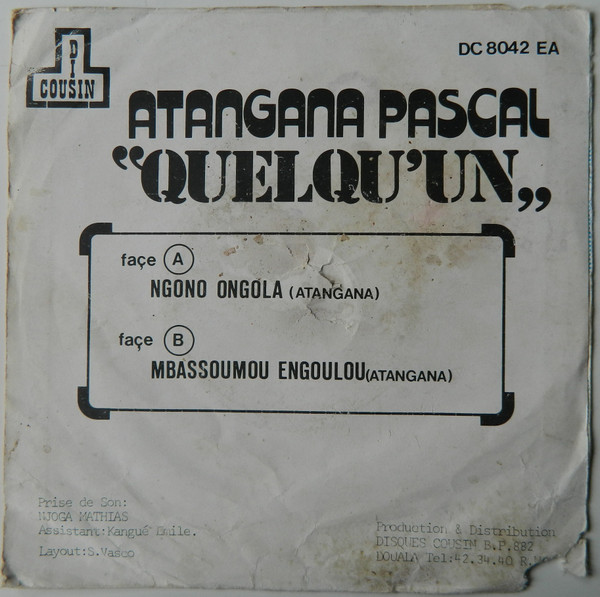 Album herunterladen Atangana Pascal - QuelquUn