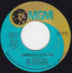 Mel Tillis - Commercial Affection / I Thought About You album cover
