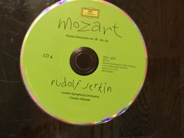 descargar álbum Rudolf Serkin, Claudio Abbado, The London Symphony Orchestra, Wolfgang Amadeus Mozart - Piano Concertos