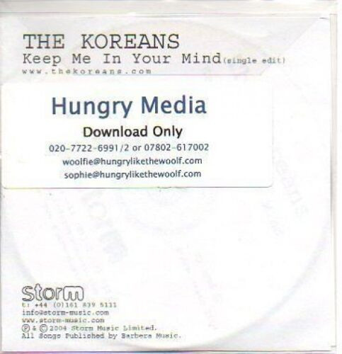 baixar álbum The Koreans - Keep Me In Your Mind