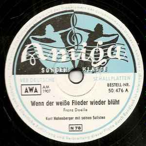 Kurt Hohenberger Und Seine Solisten - Wenn Der Weiße Flieder Wieder Blüht / Cigarro En Cigarro album cover