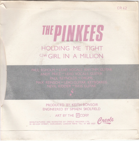 baixar álbum The Pinkees - Holding Me Tight