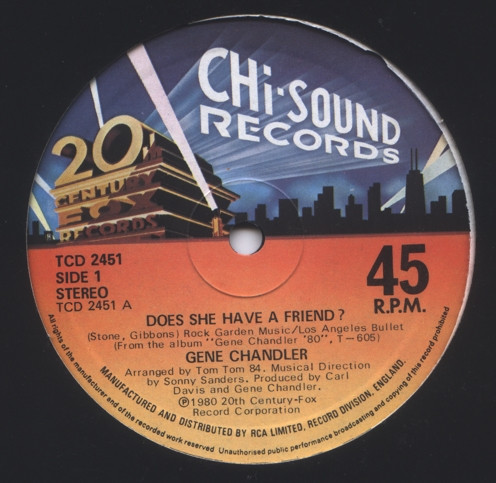 télécharger l'album Gene Chandler - Does She Have A Friend Let Me Make Love To You