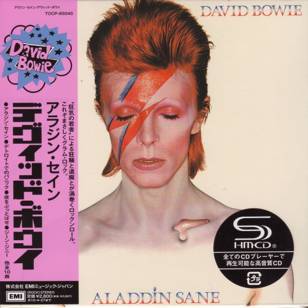 送料無料/新品】 David Bowie Aladdin Sane RYKO CD トールケース 洋楽