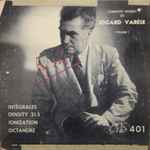 Complete Works Of Edgard Varèse, Volume 1、1951、Vinylのカバー