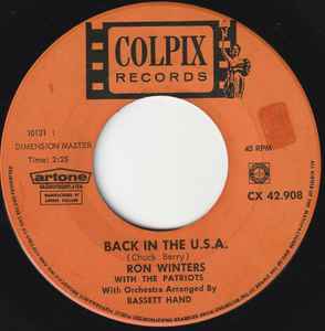 Ron Winters – Back In The U.S.A. (1964, Vinyl) - Discogs