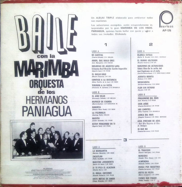 lataa albumi Marimba Orquesta De Los Hermanos Paniagua - Baile Con La Marimba Orquesta De Los Hermanos Paniagua