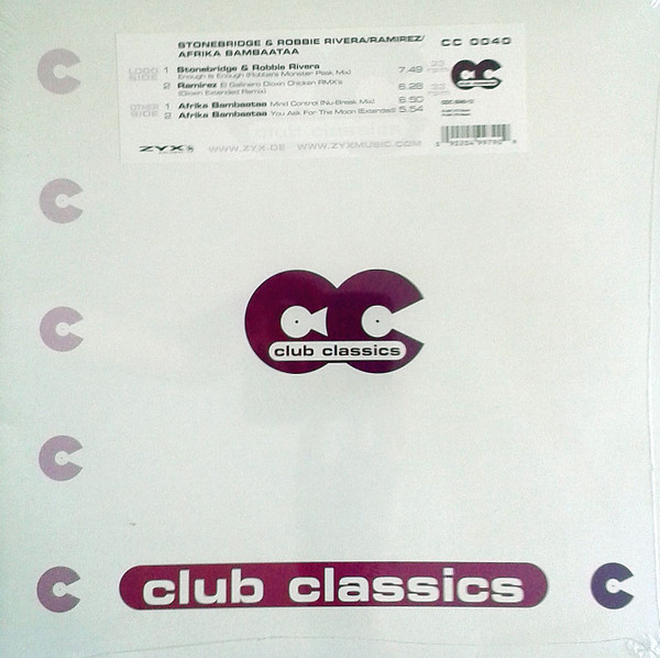 StoneBridge & Robbie Rivera / Ramirez / Afrika Bambaataa – Club Classics 40  (2001, Vinyl) - Discogs