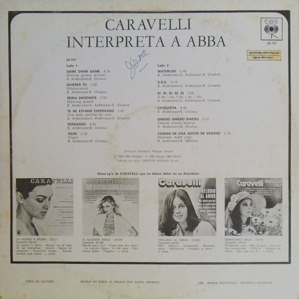lataa albumi Caravelli - Caravelli Interpreta A Abba