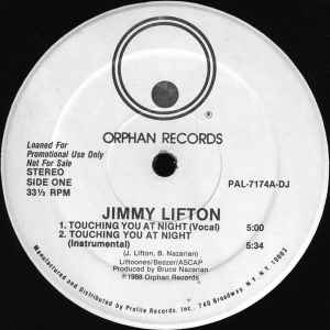 Jimmy Lifton - Touching You At Night album cover