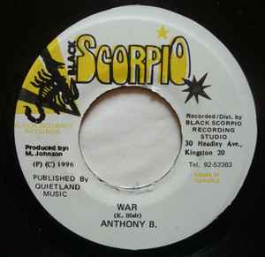 Anthony B - War / Version Cas Cas album cover