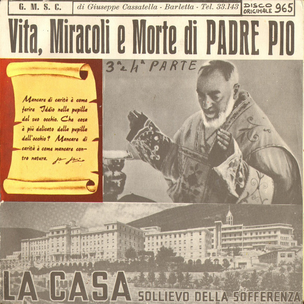 télécharger l'album Leonardo - Vita Miracoli E Morte di Padre Pio