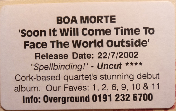 Album herunterladen Boa Morte - Soon It Will Come Time To Face The World Outside