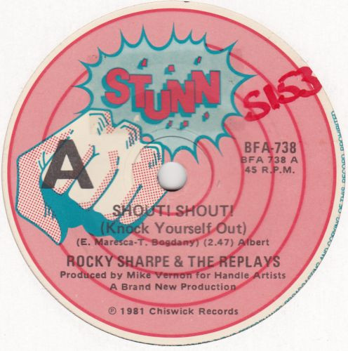 Album herunterladen Rocky Sharpe & The Replays - Shout Shout Knock Yourself Out
