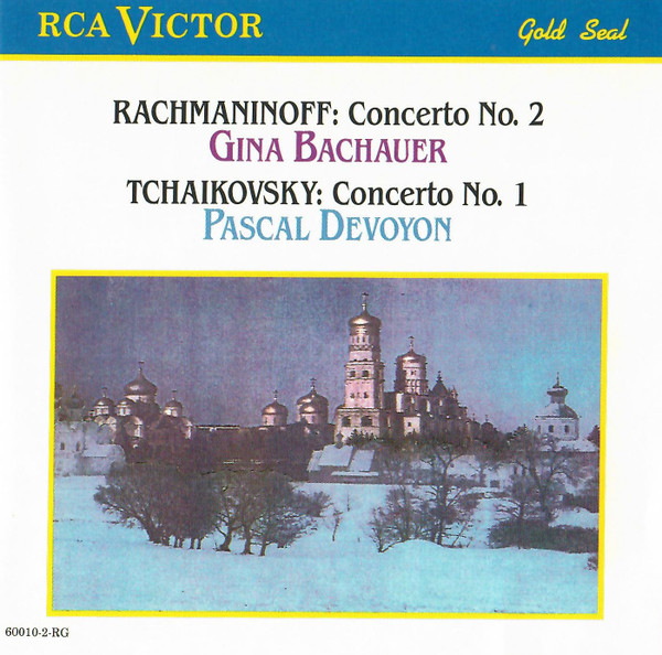 Album herunterladen Rachmaninoff, Gina Bachauer Tchaikovsky, Pascal Devoyon - Rachmaninoff Concerto No 2 Tchaikovsky Concerto No 1