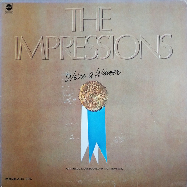 The Impressions – We're A Winner (1968, Vinyl) - Discogs