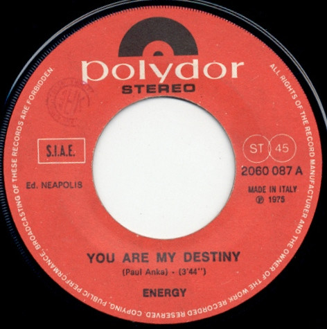 Album herunterladen Energy - You Are My Destiny