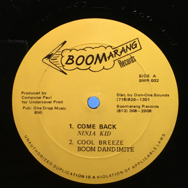 Ninja Kid, Boom Dandimite – Come Back (Vinyl) - Discogs