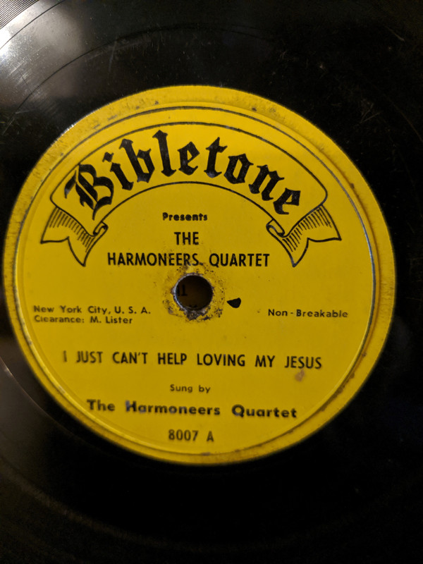 baixar álbum Harmoneers Quartet - I Just Cant Help Loving My JesusSoon Well Be Going Home