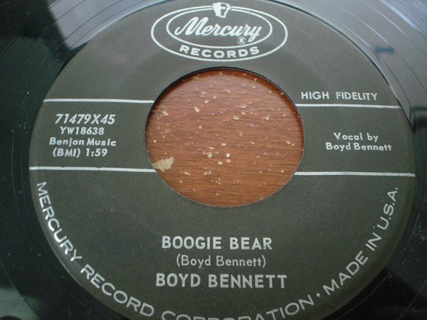 Boyd Bennett – Boogie Bear (1959, Vinyl) - Discogs