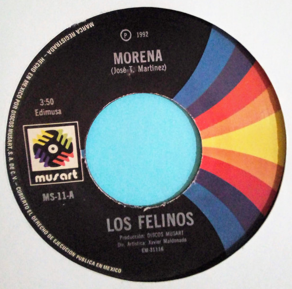 Los Felinos – Morena/ Novia linda (1992, Vinyl) - Discogs