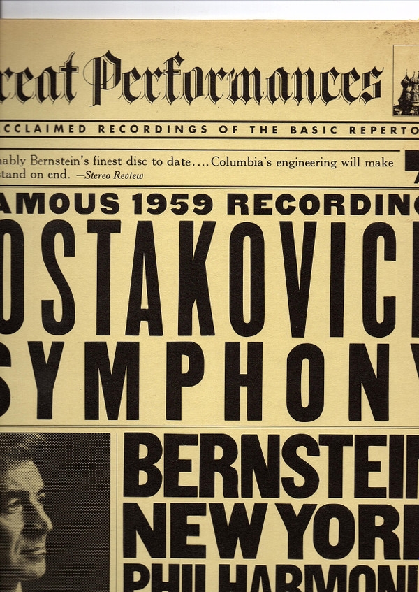 Album herunterladen Shostakovich, Leonard Bernstein, The New York Philharmonic Orchestra - Shostakovich 5th Symphony