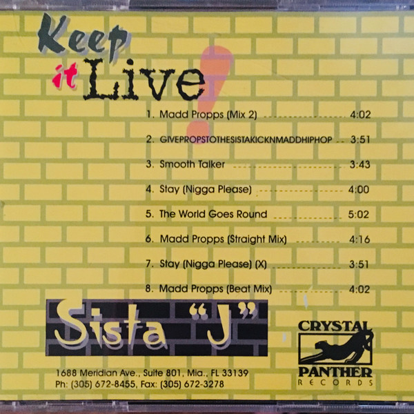 Album herunterladen Sista J - Keep It Live