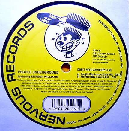 baixar álbum People Underground Featuring Sharon Williams - Dont Need Anybody Else