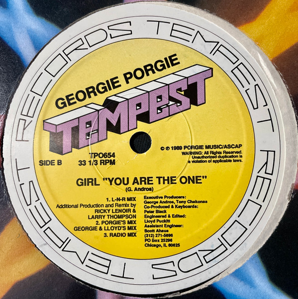 télécharger l'album Georgie Porgie - Girl You Are The One