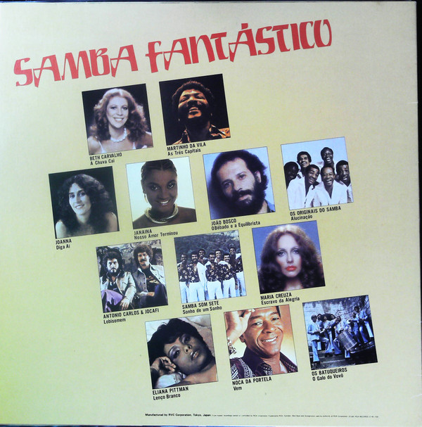 Various - Samba Fantástico | RCA (RPL-8066) - 2