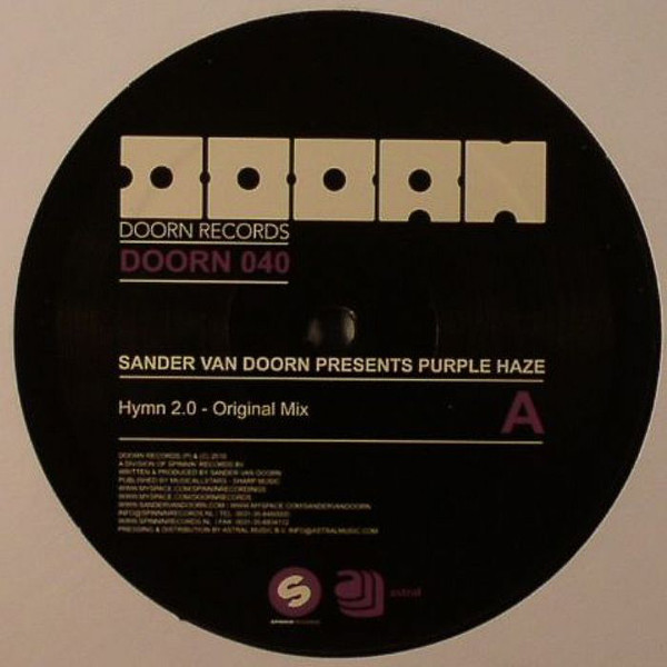 descargar álbum Sander van Doorn Presents Purple Haze - Hymn 20