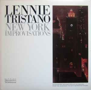 Lennie Tristano - New York Improvisations album cover
