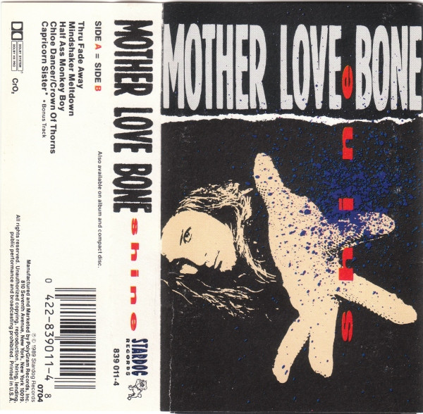 Mother Love Bone – Shine (1989, Cassette) - Discogs