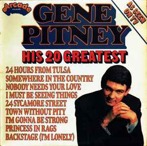 Gene Pitney - His 20 Greatest album cover