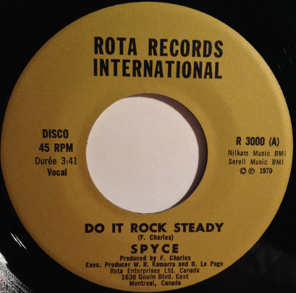 Spyce – Do It Rock Steady (1979, Vinyl) - Discogs