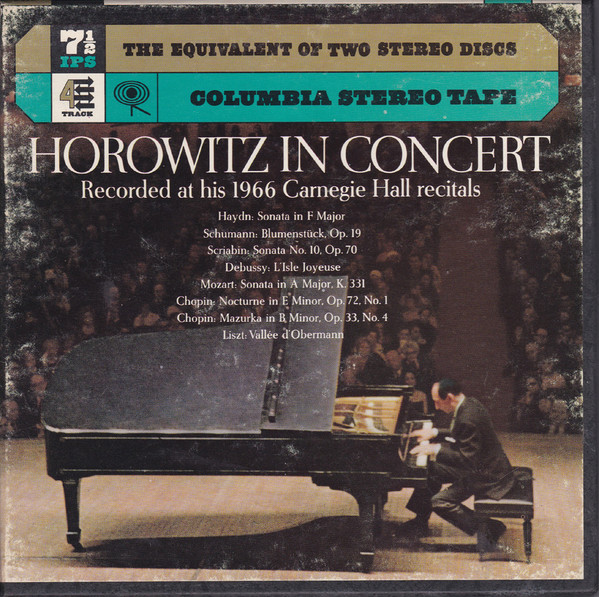 Horowitz – Horowitz In Concert Recorded At His 1966 Carnegie Hall Recitals  (1985